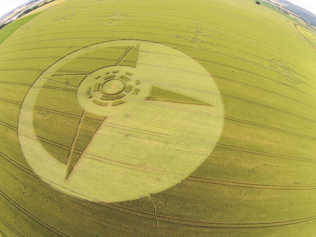 Giant crop circle - Boskovice - Czech Republic