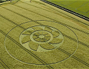 crop circle near Owslebury  Hampshire  UK